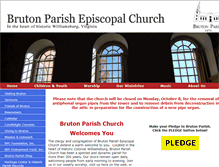 Tablet Screenshot of brutonparish.org